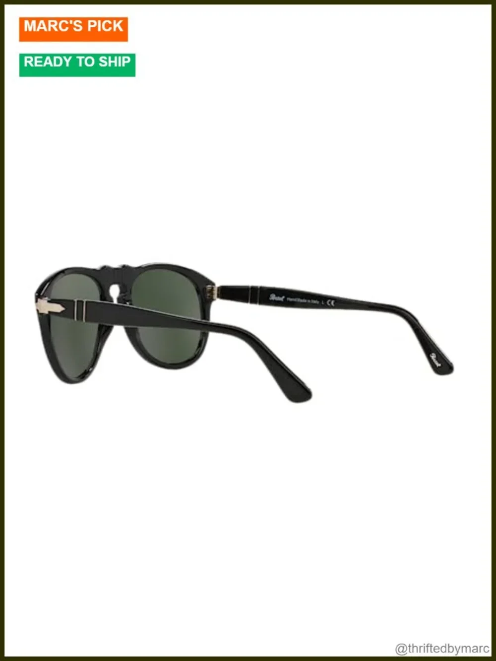 Aviator Sunglasses Keyhole Bridge Green Lenses UV Protection